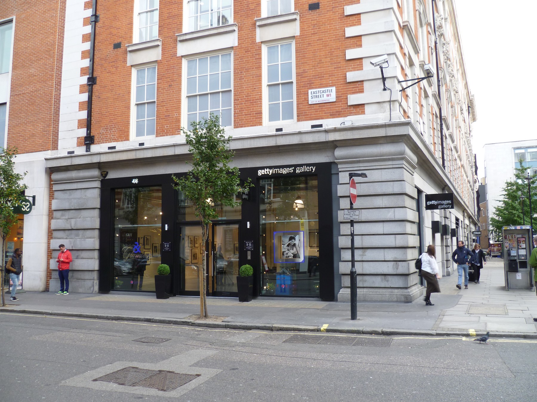 Fachada de un local de Getty Images en Londres.